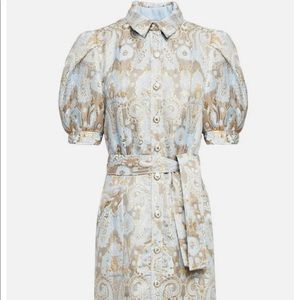 Sandro orlan belted jacquard dress. Size 36. Amazing Condition!